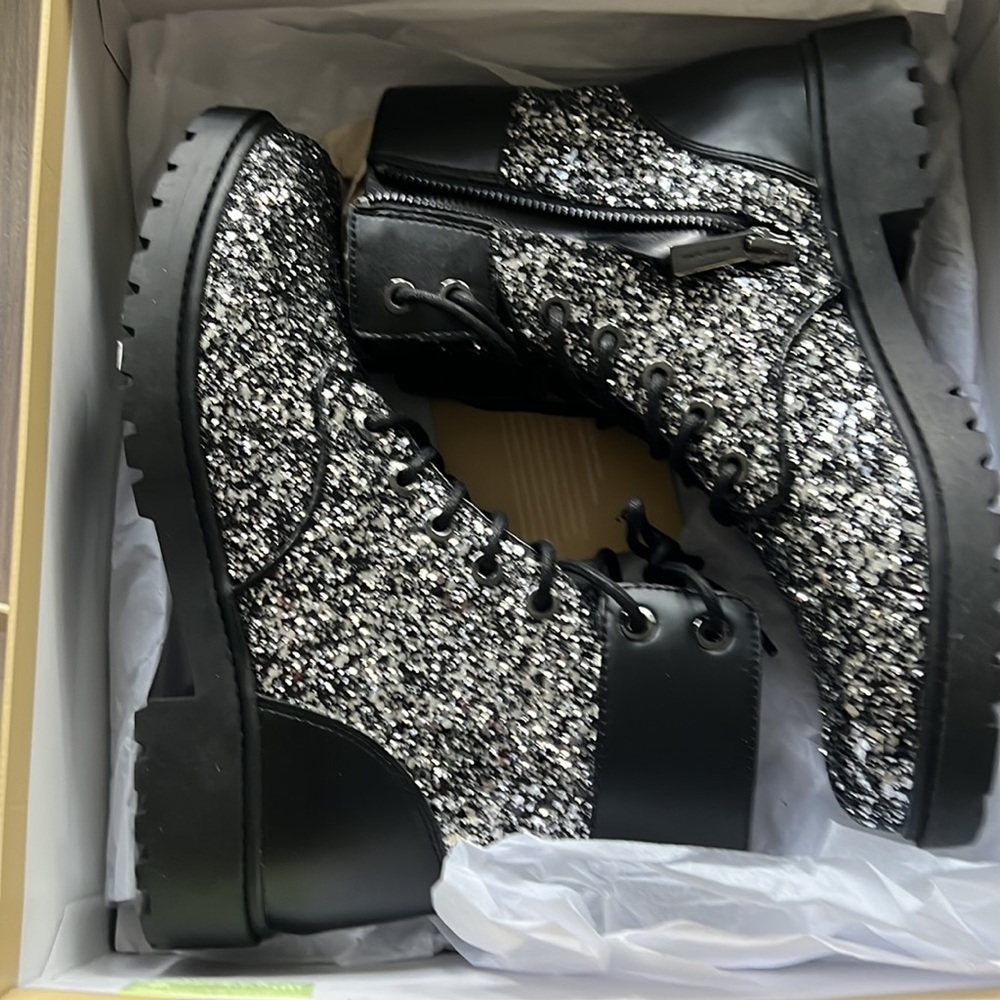 Michael Kors Alistair Glitter Bootie - Picture 7 of 8